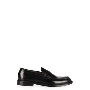 DOUCAL S Doucal's Men's Penny Loafer Shoes Men BLACK Moccasins